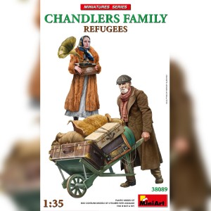 1/35 Refugees - Chandlers Family (2 fig.& luggage)