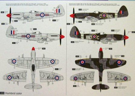 1/72  Supermarine Spitfire Mk. 22