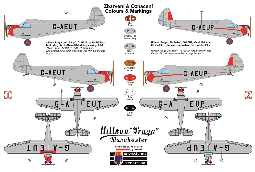 1/72  Hillson/Praga E-114B Air Baby