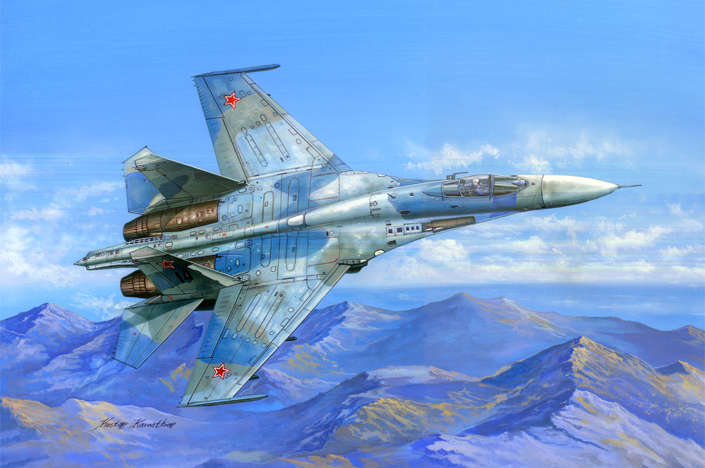 1/48  Su-27 Flanker B 