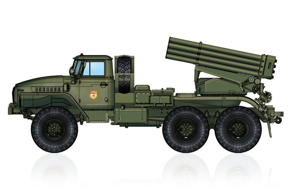 1/72   Russian BM-21 Grad Multiple Rocket Launcher 