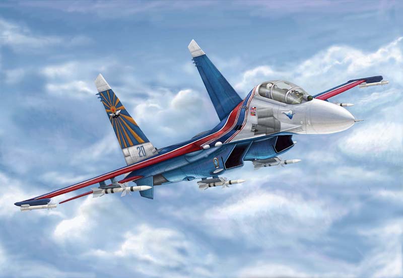 1:144 Su-27UB Flanker C