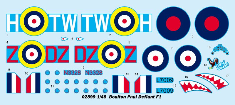 1/48    Boulton Paul Defiant F1