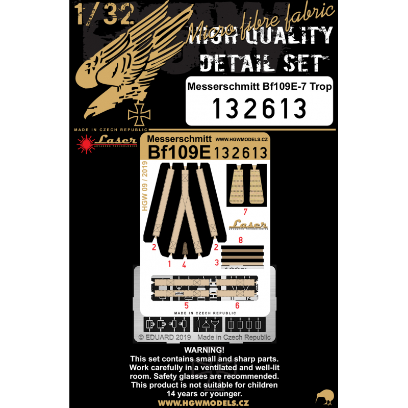 1/32  Messerschmitt Bf 109E-7 Trop - Limited Edition - 103201