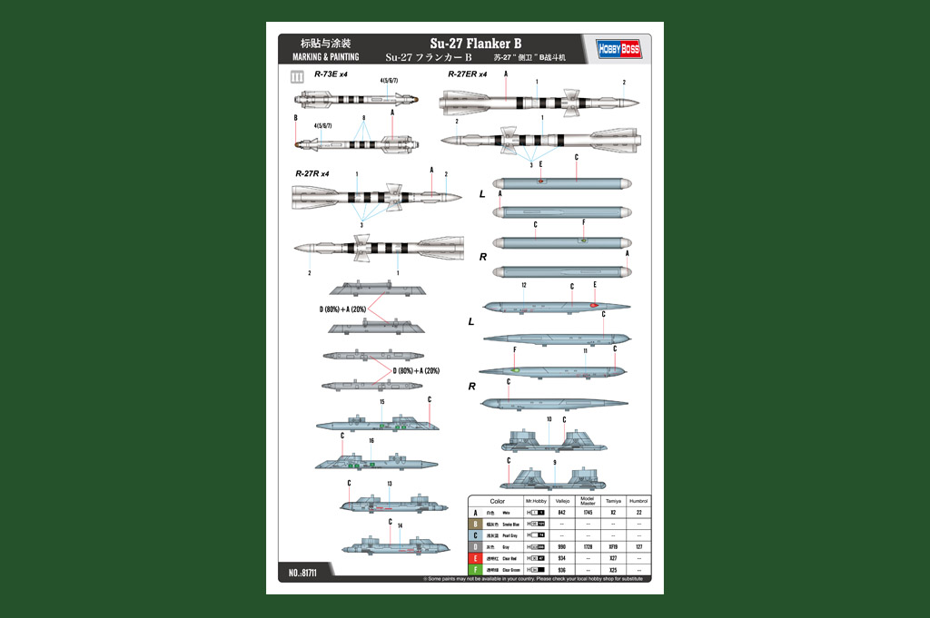 1/48  Su-27 Flanker B 