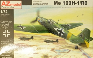 1/72 Messerschmitt Me 109H-1/R6 (3x camo)***