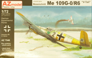 1/72 Messerschmitt Me 109G-0/R6 V-Tail (3x camo)***