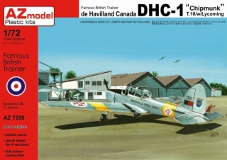 1/72 DHC-1 Chipmunk T.10 w/ Lycoming eng.(4x camo)***