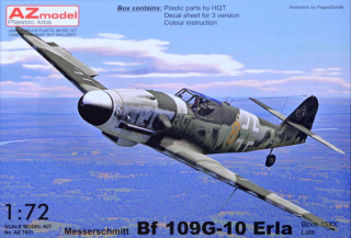 1/72 Messerschmitt Bf 109G-10 Erla Block 15XX late***