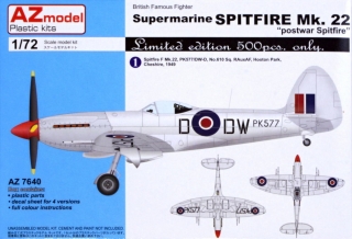 1/72 Supermarine Spitfire Mk.22 Postwar (4x camo)***