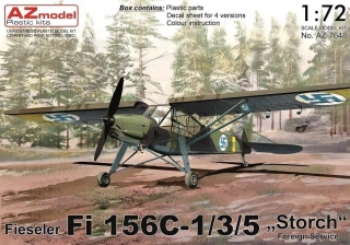 1/72 Fi 156C-1/3/5 Storch Foreign Serv. (4x camo)***