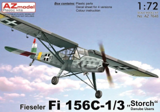 1/72 Fi 156C-1/3 Storch Danube Users (4x camo)***
