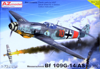 1/72 Messerschmitt Bf 109G-14/AS JG.300 (3x camo)***