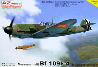 1/72 Bf 109F-4 'In Spanish Services' (3x camo)***
