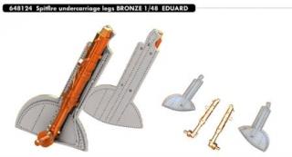 BRASSIN 1/48 Spitfire undercar.legs BRONZE (EDU)