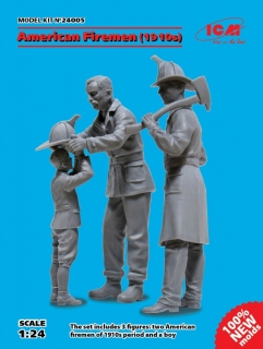 1/24 American Firemen 1910s (3 fig.)