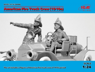 1/24 American Fire Truck Crew 1910s (2 fig.)