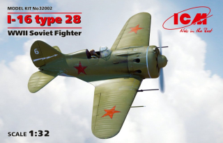 1/32 I-16 type 28, Soviet Fighter WWII***