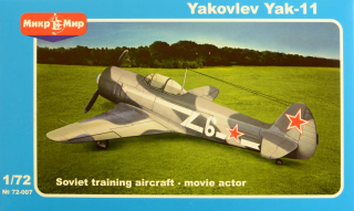 1/72 Yak-11 Soviet training aircraft - movie actor