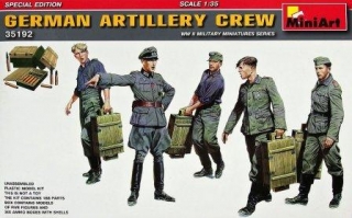 1/35 German Artillery Crew (5 fig&box,shells)
