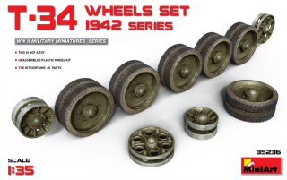 1/35 T-34 Wheels Set. 1942 Series***
