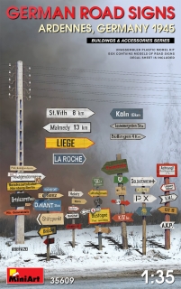 1/35 German Road Signs (Ardennes, Germany 1945)***
