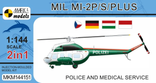 1/144 Mil Mi-2 P/S/PLUS 'Police&Medical' (2-in-1)***
