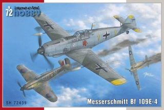 1/72 Messerschmitt Bf 109E-4 (4x camo)***