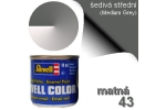 Barva středně šedivá - matná