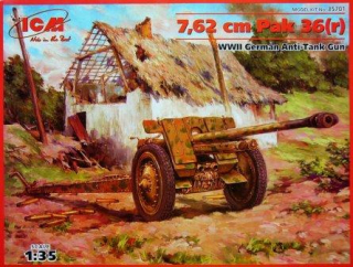 1/35  7,62 cm Pak 36(r) German Anti-Tank Gun***