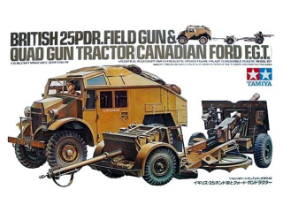 1/35   British 25pdr Gun&Quad kt