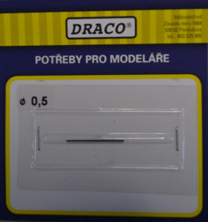 Vrtáček, průměr 0,5 mm