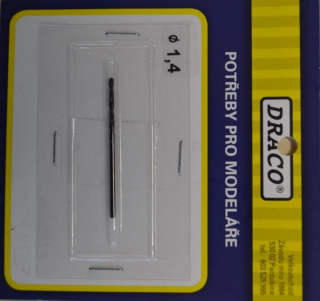 Vrtáček, průměr 1,4 mm