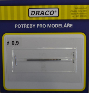 Vrtáček, průměr 0,9 mm.