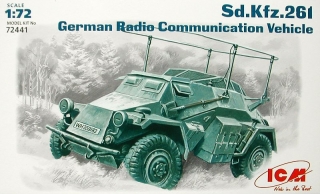 1/72  Sd.Kfz.261 German Radio Communication Vehicle