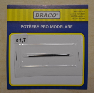 Vrtáček, průměr 1,7 mm
