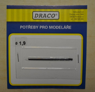 Vrtáček, průměr 1,9 mm