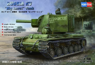 1/48  KV Big Turret Tank 