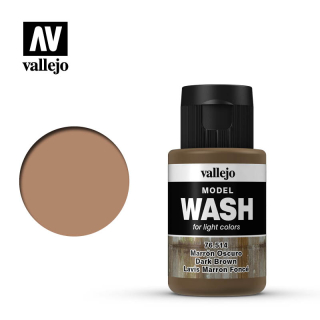 Vallejo Model Wash 76514 Dark Brown Wash (35ml)