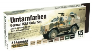 Vallejo Model Air AFV Set 71159 Umtarnfarben (8)