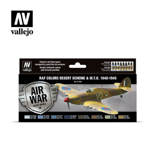 Vallejo Model Air RAF Set 71163 WWII RAF Desert (8)