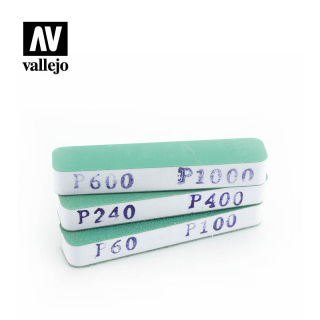 Vallejo T04002 3x brusné houbičky oboustranné (90x19x12mm)