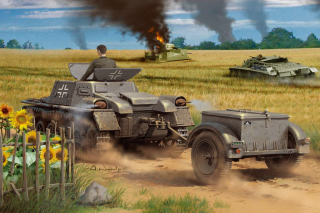 1/35  Munitionsschlepper auf Panzerkampfwagen I Ausf A with Ammo Trailer 80146