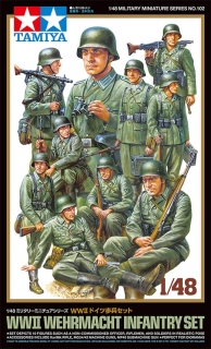 1/48  WWII Wehrmacht Infantry Set