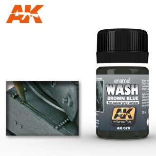 AK Weathering AK070 WASH FOR PANZER GREY VEHICLES (35ml)