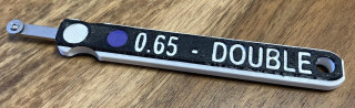 Nýtovací kolečko dvouřadé  rz 0,65 mm pro 1/48