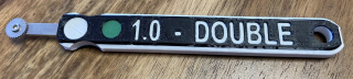 Nýtovací kolečko dvouřadé rz 1,00 mm pro 1/32