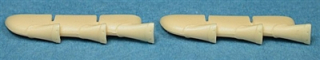 1/48  Hurricane Mk II / Spitfire Mk V Exhausts - HASEGAWA
