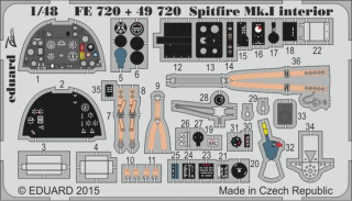 1/48  SET Spitfire Mk.I interior S.A. (AIRF)***