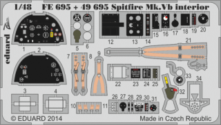 1/48  SET Spitfire Mk.Vb interior S.A. (AIRF)